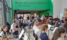 A group of young musicians